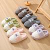 Fashion 2024 Winter Women's Plush Cotton Slippers Indoor Non Slip Thick Bottom Home Warm Cotton Slippers Couple Cotton Slippers