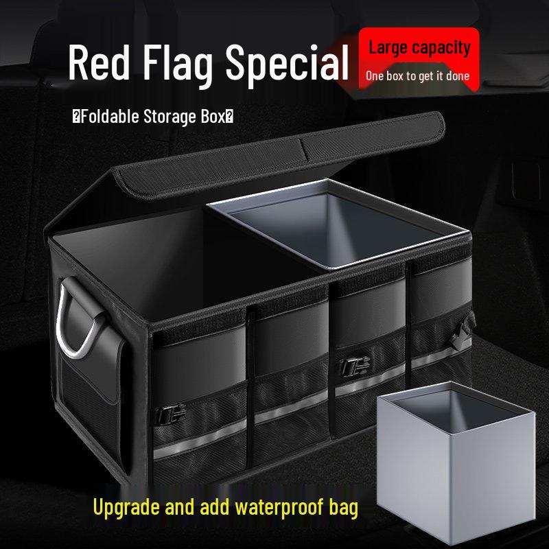 Hongqi Trunk Storage Box: Compatible with HS5, H6, HS3, HQ9, HS7, SQM5 Models.