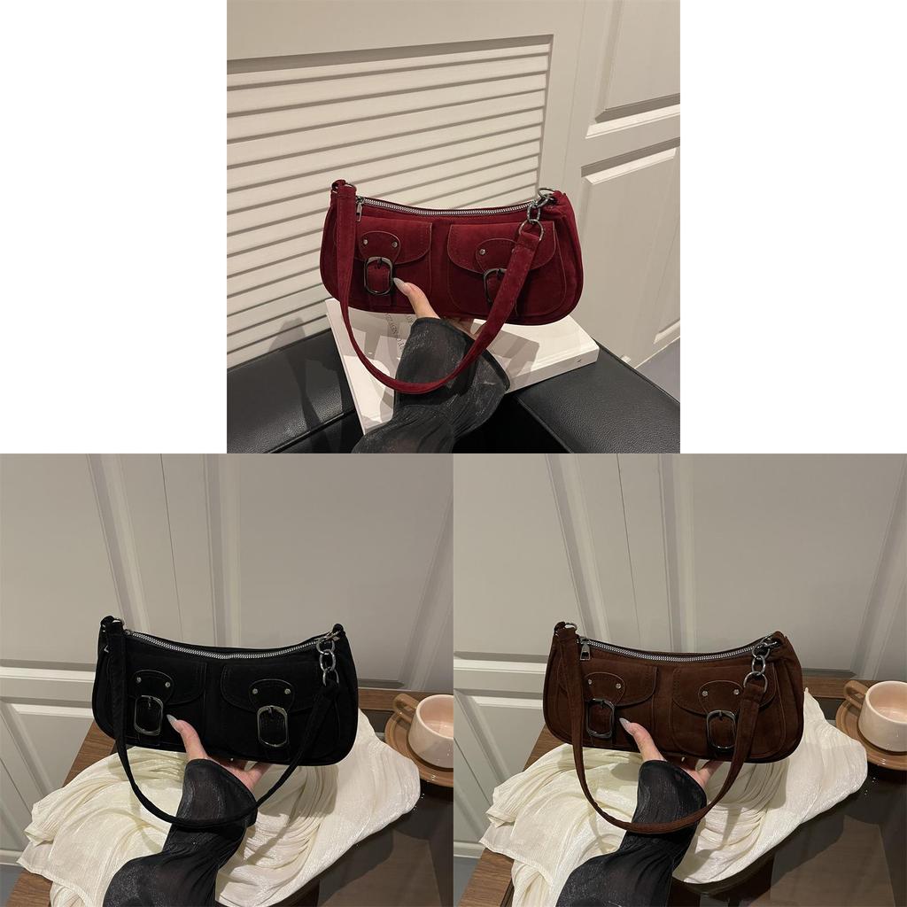 Street Style Crossbody Bag For Women With Zipper Closure And Inner Phone Pocket