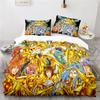 Cartoon 3d Saint Seiya Printed Bedding Set Anime Duvet Cover Pillowcase Adult Kids Comforter Cover Set Twin Full Queen King Size