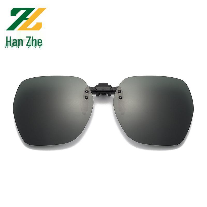 Polarized Flip-up Clip-on Sunglasses for Myopia, Night Vision & Driving - Unisex