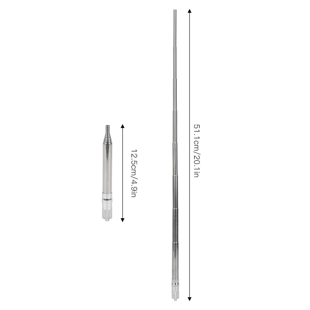 Outdoor Camping Ausrüstung Edelstahl Feuerwerkzeug Blasebalg Teleskopisches Blasrohr Feuerzeug