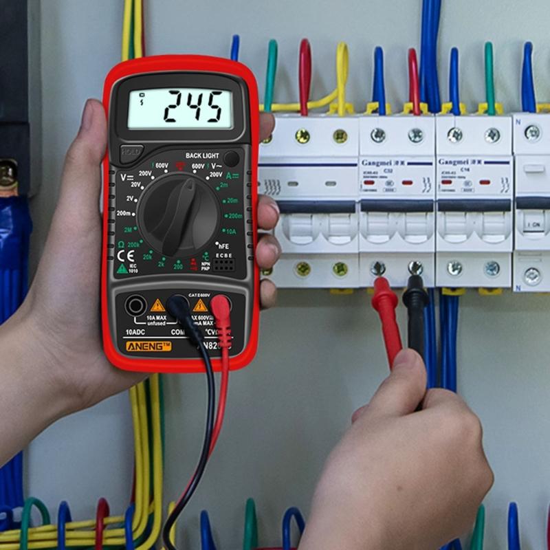 ANENG-AC/DC Ammeter Volt Ohm Tester Meter Diode-Audion Multimeter with Thermocouple Electrical Tester Meter 1999 Counts