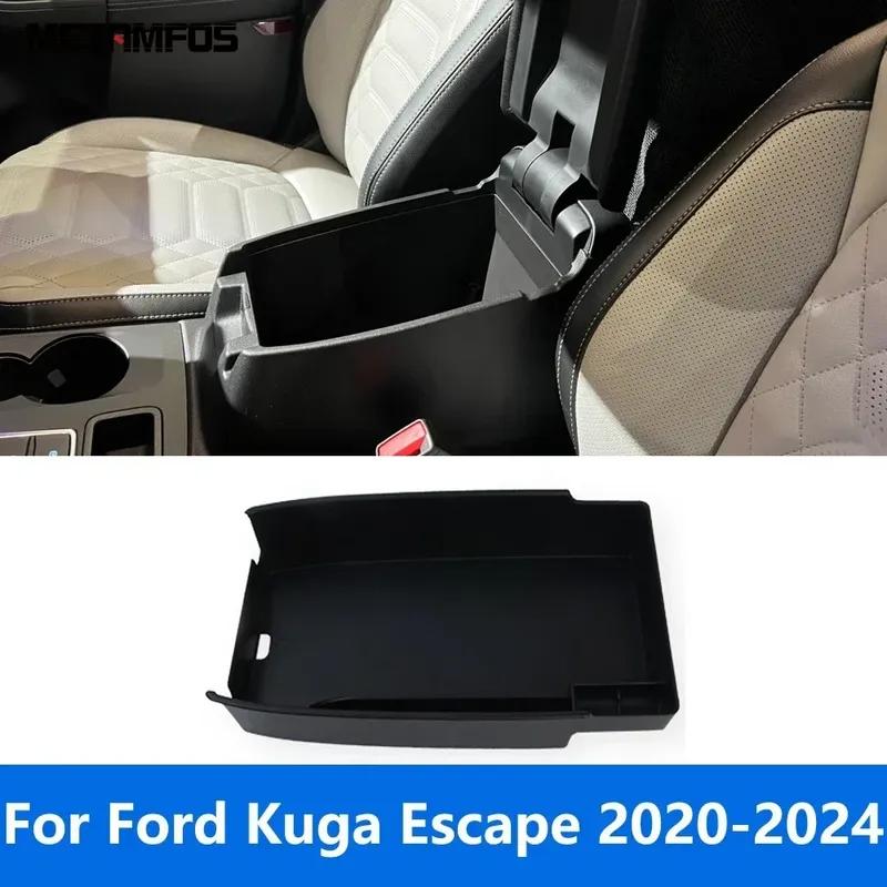 For Ford Kuga Escape 2024 Center Console Armrest Storage Box Pallet Container Holder Tray Organizer Locker