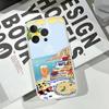 Seaside Scenery Wine Lemon Phone Case For iPhone 17 16 15 11 12 14 13 Pro Max Mini X XS XR 7 Plus 17E Shockproof Cover Fundas