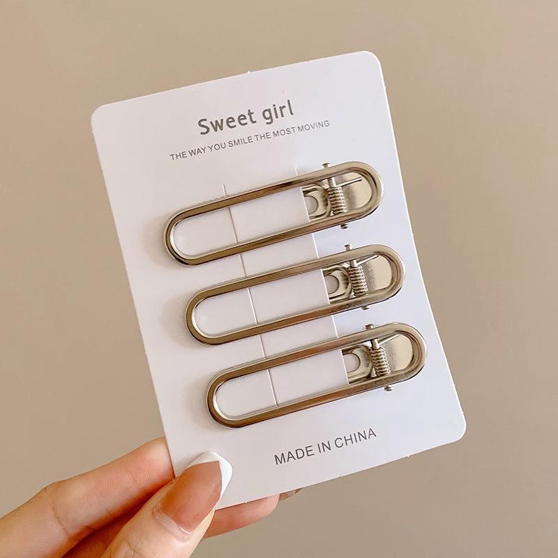 Autumn & Winter Coffee Hair Clip: Women's Seamless Duckbill, BB & Bangs Clips