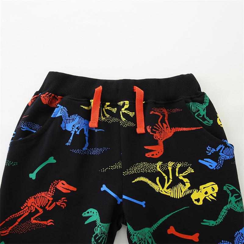 Jumping Meters 2-7T Dinosaurs Long  Pants Boys Sweatpants Animals Girls Full Length Children's Clothes Drawstring Kids Trousers