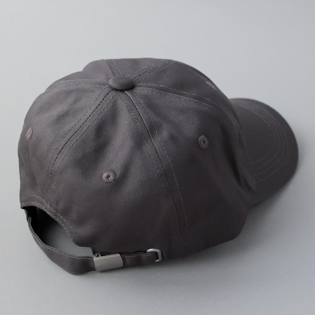 Dickies Patch Emblem Low Cap Logo Polo Cap Hat for Men and Women, Unisex, Solid Color, 874, 6-Panel Cotton Cap, Baseball Cap, Looking Charcoal, 024