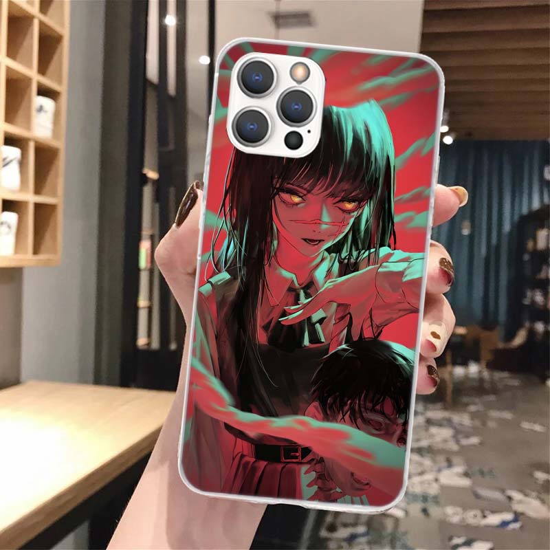 C-Chainsaw Mans Yoru War Devil Soft Phone Case For iPhone 17 Air 16 16E 15 14 Plus 13 Mini 12 11 Pro Max X XR XS 7 8 + SE 2020 P