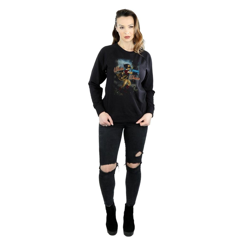 DC Comics Womens/Ladies Wonder Woman Bombshell Cover Sweatshirt
