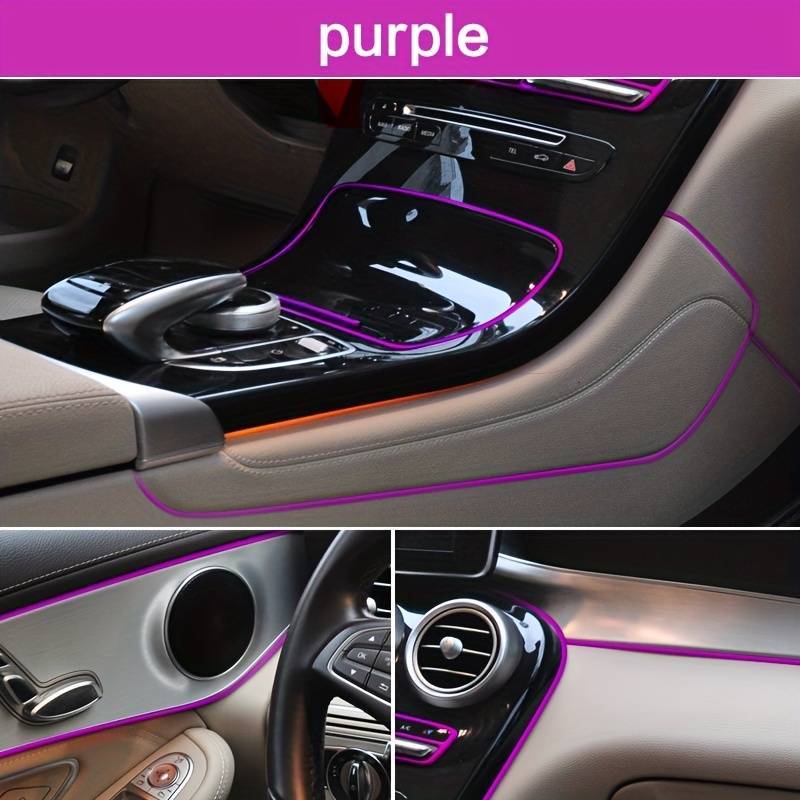 Universelle Autoleisten Dekoration Flexible Streifen 5M/3M Innenraum Autoleisten Autoabdeckung Zierleiste Armaturenbrett Tür Auto-Styling