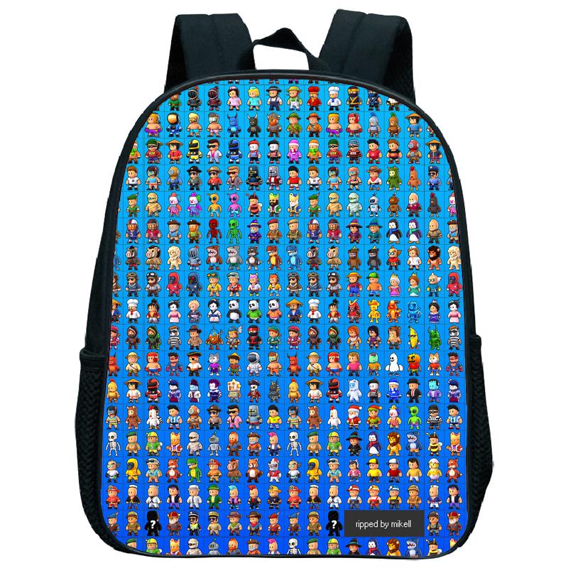 Stumble Guys Nursery Backpack Stumble Game Children Kindergarten Toddlers Student Schoolbag Shoulder Bag Kids Bags