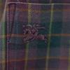 Burberrys 90s Old Check Pattern Long Sleeve Shirt L Purple Men's Used