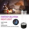 LED Medusa Night Color Change Artificial Light Mini Aquarium Night Light Romantic Gift Robot Vacuum Cleaner | Table Lamps