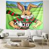 South Sydney Rabbitohs Print Tapestry - Portable Wall Decor Cloth, for Home, Dorm, Travel, Bedroom, Living Room - Ideal Birthday Housewarming Gift