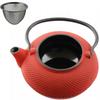 KETTLE 1.5 L CAST IRON TEAPOT STRAINER TEA INFuser SET + 2x CUPS