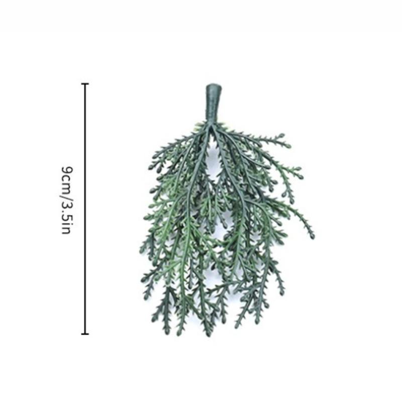 Weihnachten DIY Kränze Dekorative Pinyon Kiefernzweige Frische Kiefernzweige Beiwagen Flache Zypressensträuße Feiertagsdekorative Unvergängliche Materialien