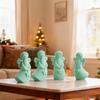 4 Pieces 3D Angel Silicone Mold 3D Angel Epoxy Casting Handcraft Moulds For Christmas Wedding Party Home Decoration