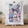 1pc Kuromi & Friends Blanket, Soft and Cozy Home Decor Gift for All Seasons, Living Room, Travel, Camping, Car Blankets, Beach, Office Naps, Perfect f