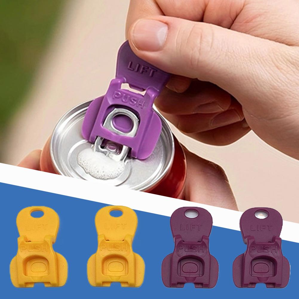 Plastic Tab Can Openers Reusable Easy Can Opener Dustproof Food Grade Drink Protector an Good Tool for the Kitchen