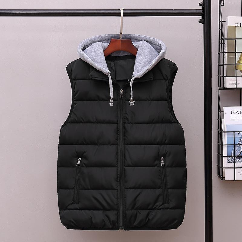 

Winter Color Matching Cotton Vest Vest Men s Loose Casual Waistcoat Sports Vest Jacket XXXXXL