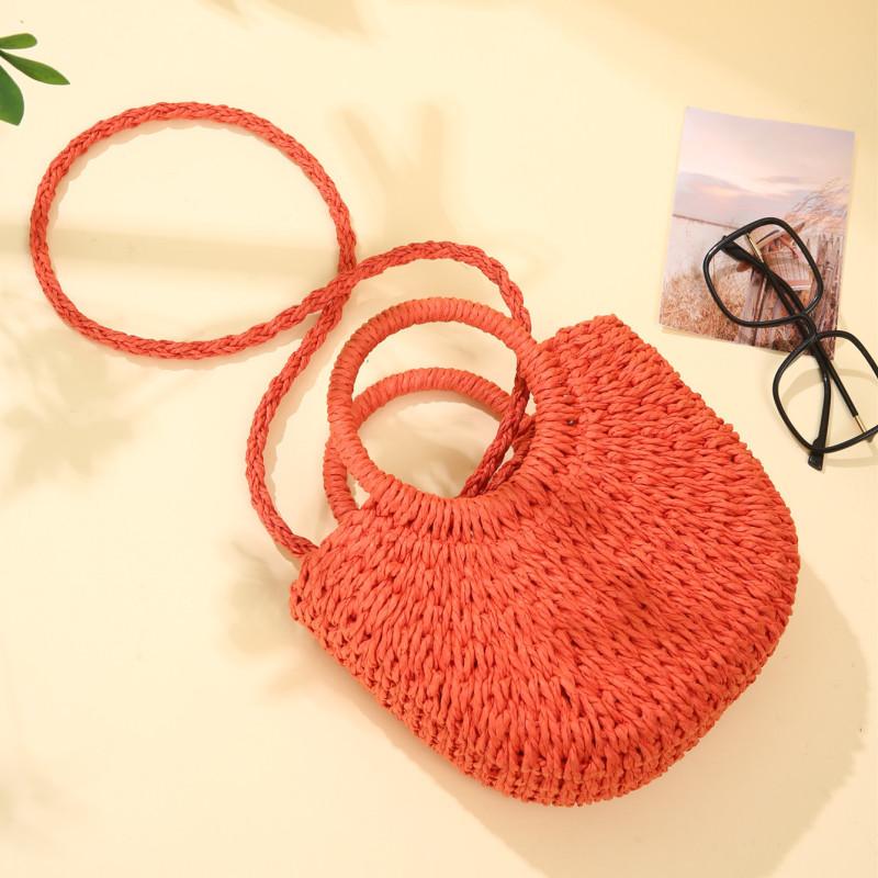 Beach Handbag Large Capacity Women Summer Hollow Out Crossbody Shoulder Bag