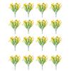 16Pcs Simulated Flowers Realistic Artificial Plants Home Decoration Faux Bouquet Indoor Outdoor Garden Balcony Terrace Decor