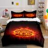 Fiery Manchester United Set Bedding Set (1 Duvet Cover, 2 Pillowcases, Duvet Not Included)