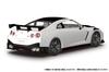 Aoshima Bunka Kyozai Scale Rakupla Snap Car Series R35 NISSAN NISMO Special Edition 2022 Brilliant White Pearl Plastic Model Kit 1/24 No.02-BW GT-R