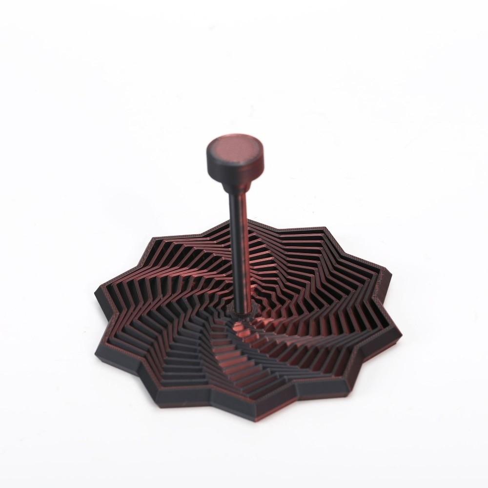 Pla Erweitertes Sensorisches Fidget-Stern mit Griffen 3D-gedrucktes Fraktal-Fidget-Sechseck Stressabbau Wirbelnde Spiral-Fidget