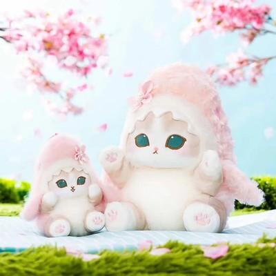 Mofusand Pote Same Nyan Shark Cat Sakura Pink Plush Mascot Set 2