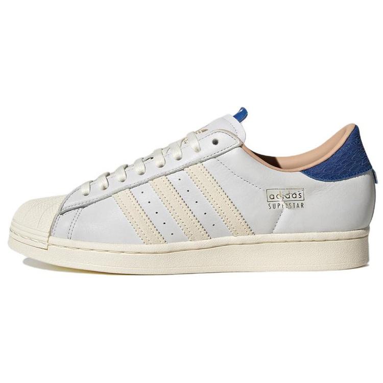 adidas originals Superstar White Cream Blue Men s HQ6458