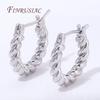 1/2/3Pairs 18K Gold Plated Vintage Twisted Hoop Earrings For Women,Circle Hoops Party Jewelry,Earrings Accessories