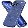 Magnetic Phone Case For Iphone 17 Pro Max/17Pro/17 ,Drop Protection Shockproof  Bumper with Camera Lens Protector,Matte Metallic