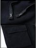 Trendy Mid-Length Men’s Winter Denim Parka with Plus Velvet Hood