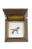 Dalmatiner, Kutschenhund, Gepunkteter Kutschenhund - Hunde-Brosche in einer Geschenkbox, eleganter Anstecker, Reversnadel für Jacke der Marke Art-Dog