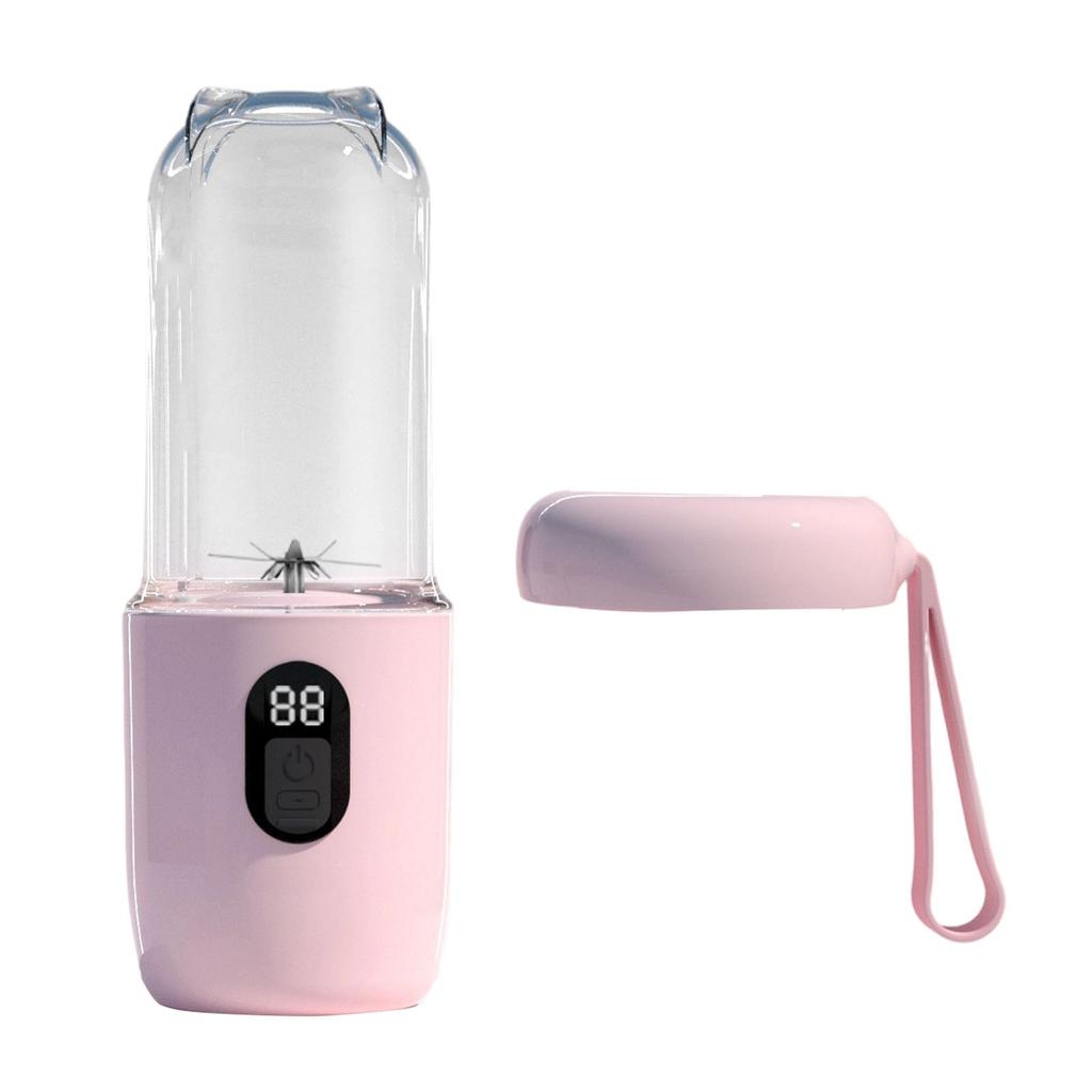 Portable Blender 500ml Electric USB Rechargeable Juicer Cup for Home Outdoor Travel Powerful Performance Faster Juicing