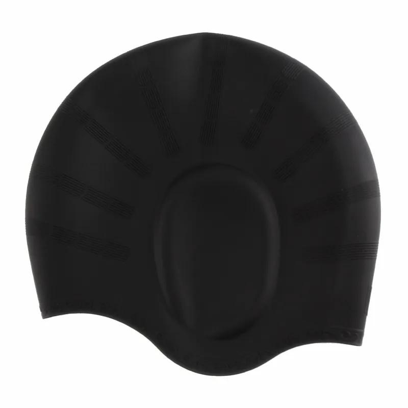 KAWAN Swimming Caps Men Women Long Hair Ear Protect Adults Silicone Swimming Caps High Elastic Waterproof Diving Bathing Hats