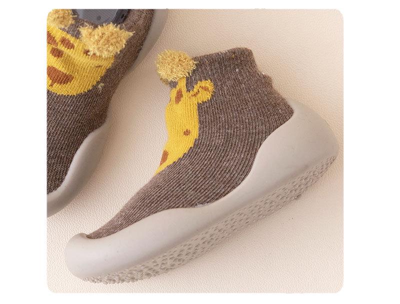 2026 Spring Kids Cartoon Sock Shoes: Soft Sole Slip-on for Boys & Girls