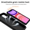 For iPhone 11 Pro Case Kickstand PC+TPU Hybrid Phone Shell with Camera Slide Cover