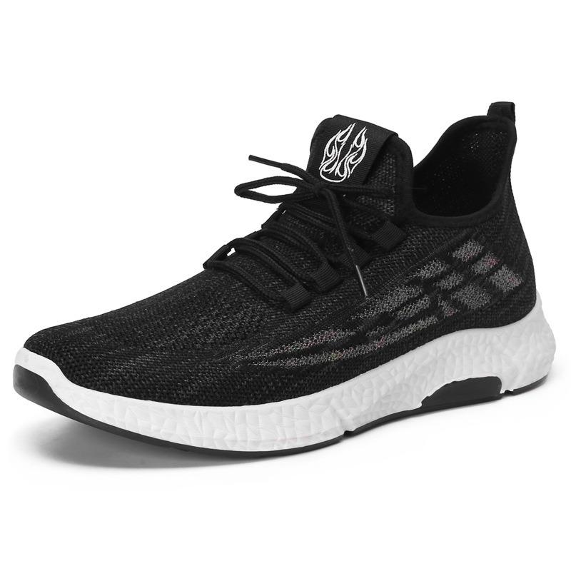 Мужская легкая дышащая удобная повседневная спортивная обувь 39 чёрный 1517₽