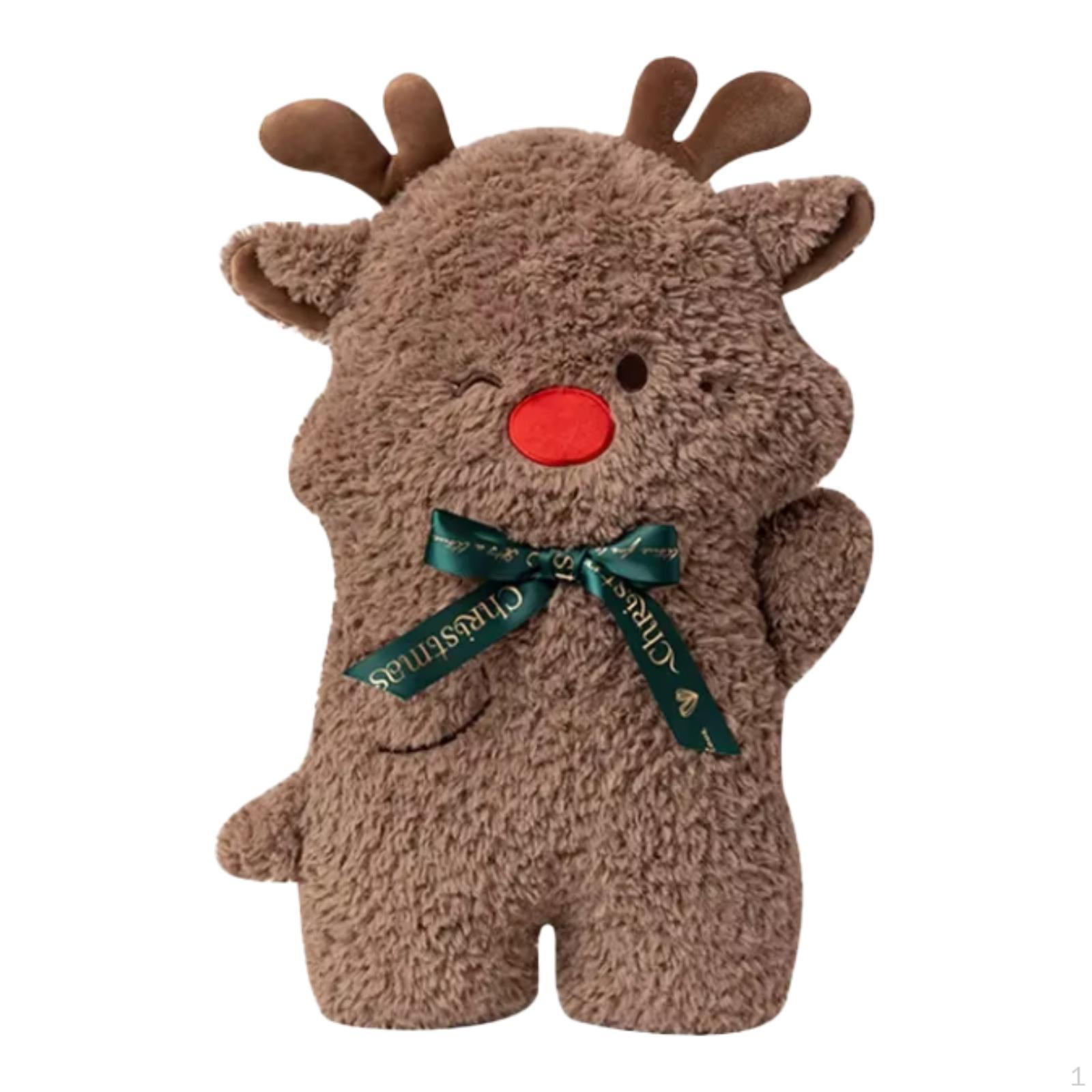 Мультяшная плюшевая подушка для рождественского декора и использования на диване Elk 1598₽