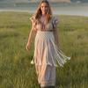 Women Belt Imitation Leather Adjustable Fit Flexible Cord-Style Waistband Bohemian Style Tassel Corset Skirts Jeans Accessories