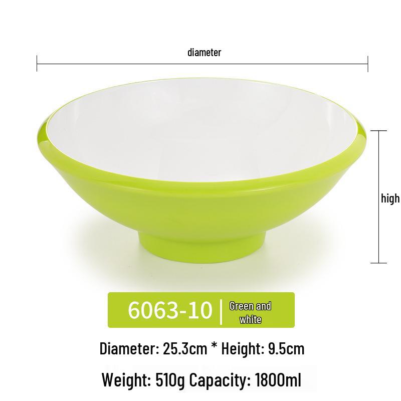 Melamine Noodle Bowl for Noodle Restaurants: Ideal for Luosifen, Malatang, Rice Noodles, and Chongqing Xiaomian