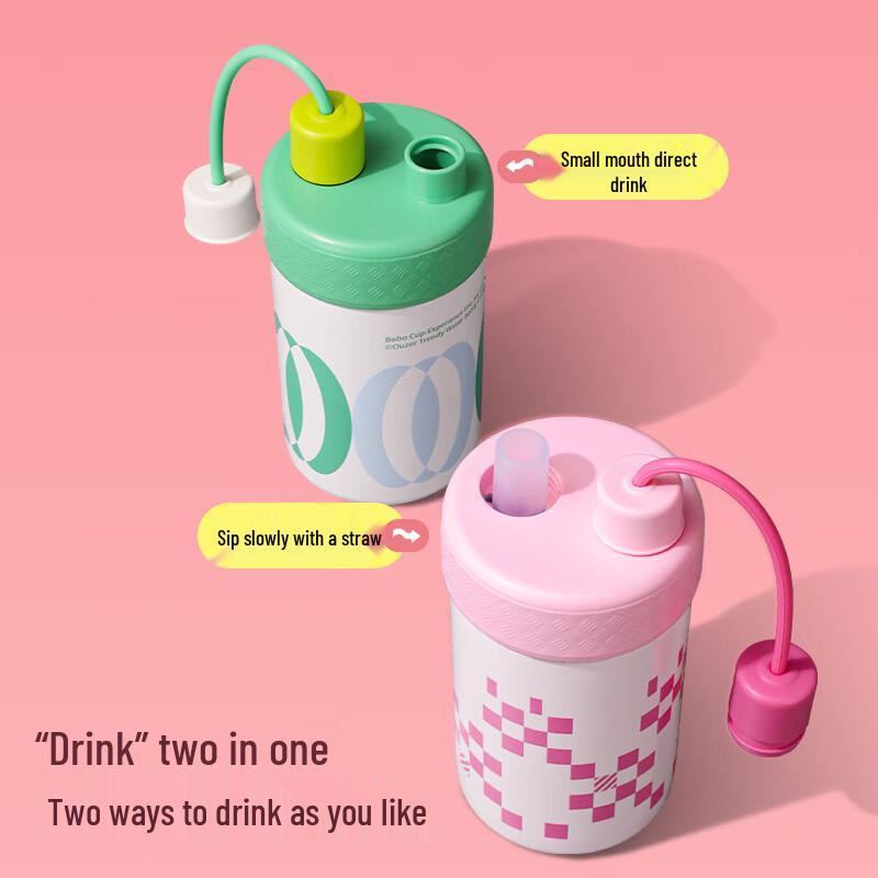 Changbaosen Dual-Drink Portable Insulated Water Bottle