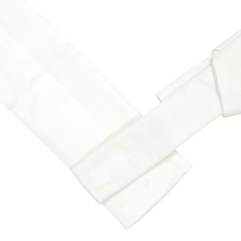 Plain Obi for Yukata and Kimono for Men [KYOETSU] One-touch (white)