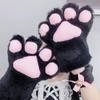 Cute Cat Costume Set with Cat Ear Paw and Bell Design for Halloween 4-Piece Headband, Choker, Gloves, Tail, Bow,