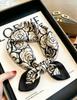 [111 mulberry silk] Bonas women's silk small square scarf silk scarf 11 new autumn and winter gift mother small scarf