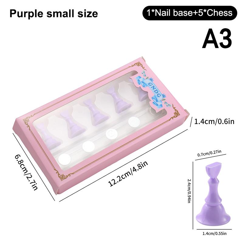 

Nail Display Plastic Colorful Nail Display Stand Tips Holder Magnetic Nail Practice Beginner Nail Training Board Manicure Salon A3