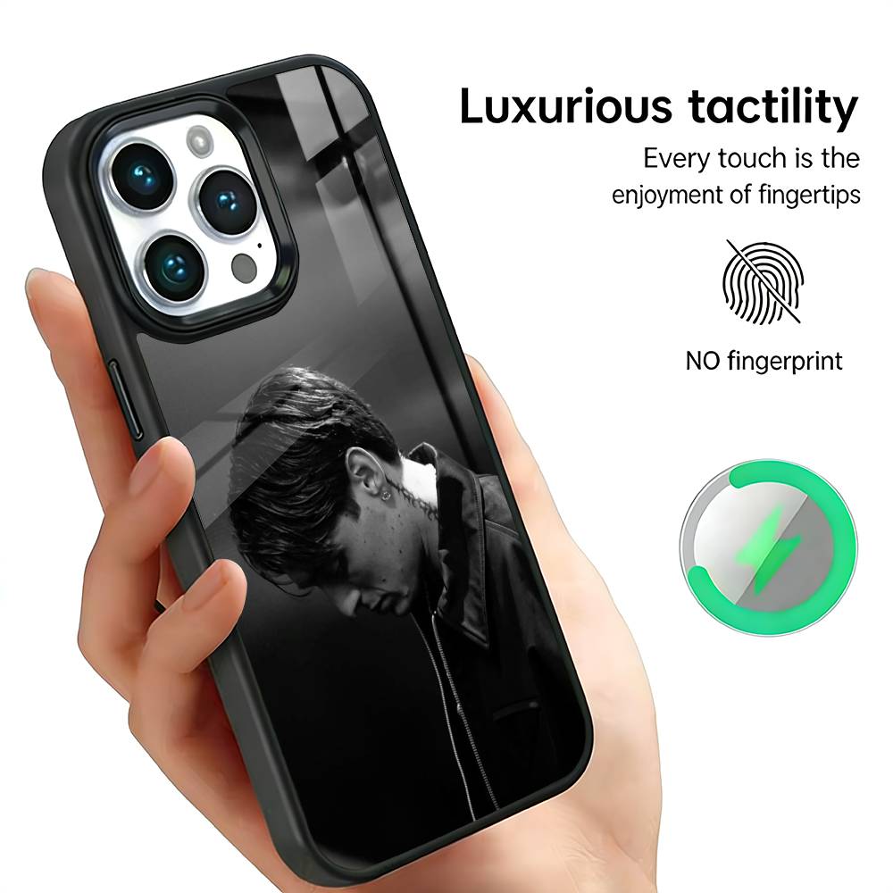 

P-Peso Pluma Mexico Singer Phone Case For IPhone17 16 15 14 13 12 11 Plus Pro Max Plus Wireless Charger Cover Funda iPhone17Promax